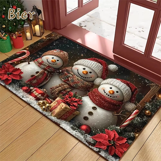Double Door Christmas Mat